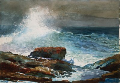 Ebbe in Scarboro, Maine von Winslow Homer